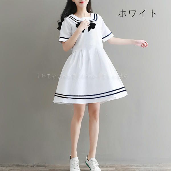 レディース服 セーラーワンピース lavor フレイバー フレーバー