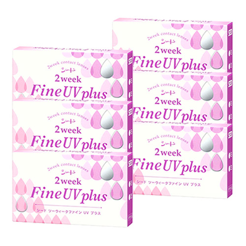 2ウィークファインUVプラス(6枚入)6箱セット 【送料無料:ゆうパケット】2week コンタクトの通販は 7,360円