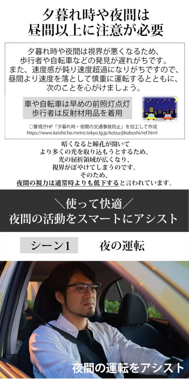 ナイトグラス クリアジャケット1箱 【送料無料:宅配便】夜用サングラス 運転 サングラス
