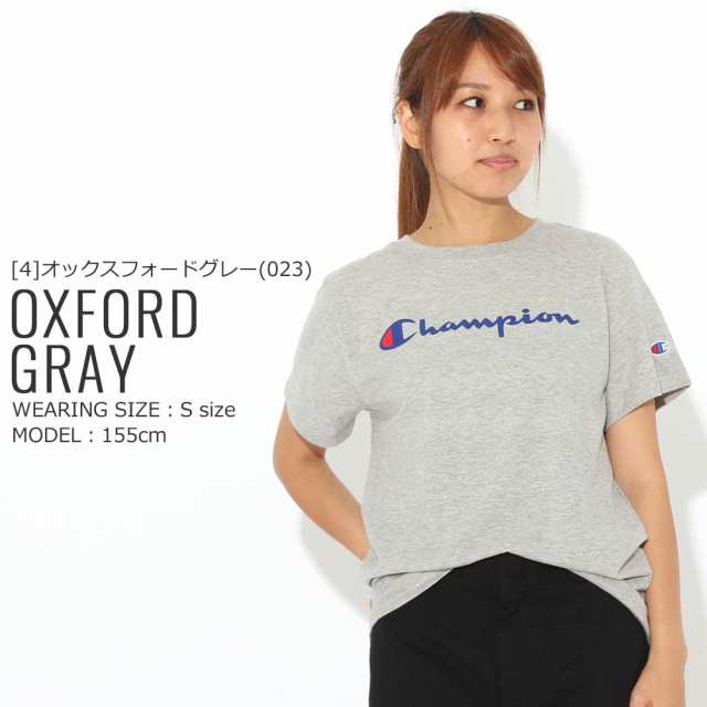 【送料無料】 [レディース] チャンピオン Tシャツ 半袖 クルーネック 大きいサイズ GT18H Y08113 USAモデル  Champion【メール便可】/ 半｜au PAY マーケット