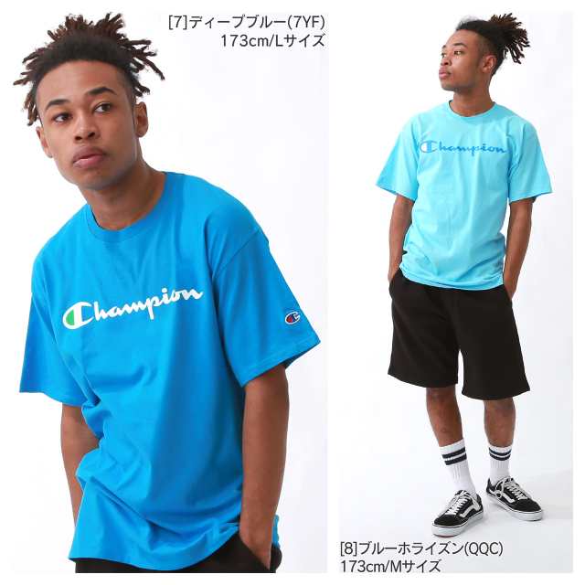 送料無料】 チャンピオン Tシャツ メンズ 半袖 ロゴ S-2XL GT23H USA