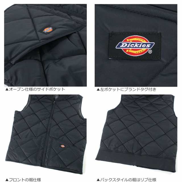 【送料無料】 Dickies ディッキーズ ベスト メンズ 大きいサイズ メンズ Dickies ディッキーズ キルティング ベスト ナイロン ベスト  防｜au PAY マーケット