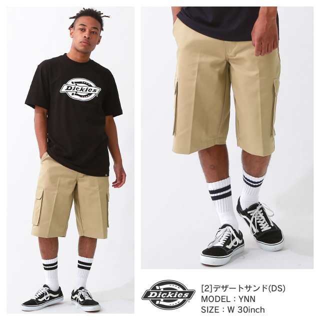 ディッキーズ Dickies ワークショーツ ハーフパンツ メンズw34 /eaa360653