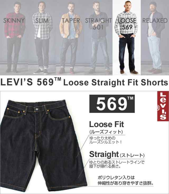 levi's 569 loose fit shorts