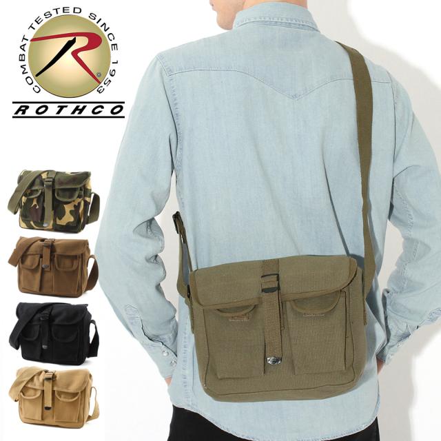 ロスコ バッグ ショルダーバッグ メンズ レディース Usaモデル 米軍 ブランド Rothco メッセンジャーバッグ 斜めがけ キャンバスミ リタの通販はau Pay マーケット Freshbox