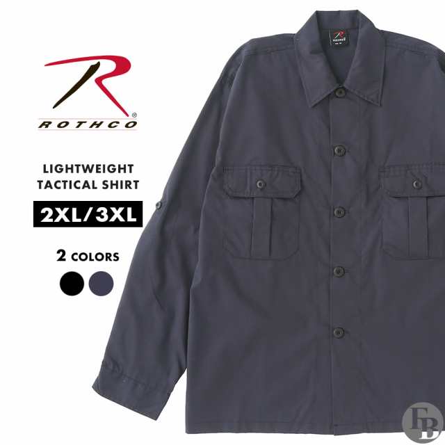 ビッグサイズ ロスコ 長袖シャツ シャツジャケット 2XL 3XL USAモデル