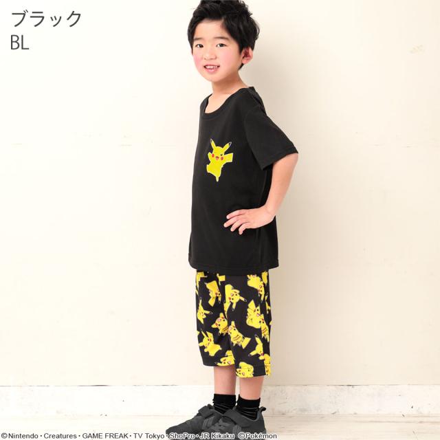 1ポケットモンスター ポケモン ピカチュウ 蓄光 光るパジャマ 半袖半ズボン 日本産 1ポケットモンスター ポケモン ピカチュウ 蓄光 光るパジャマ 半袖半ズボン 日本産