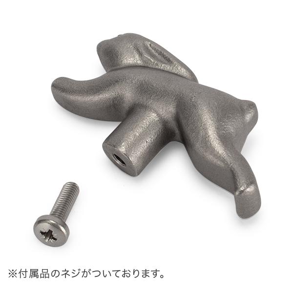 STAUBストウブ ラウンドココット グレー 20cm アニマルノブ グレー