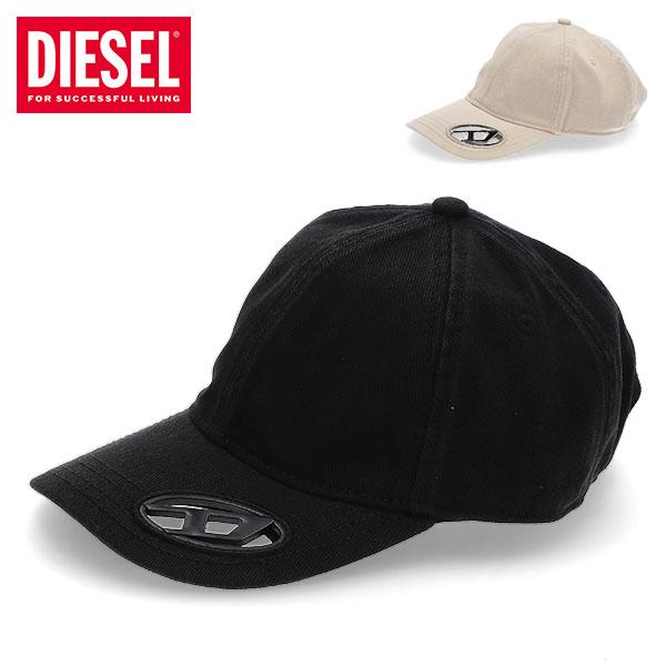 [あす着] ディーゼル DIESEL 帽子 メンズ ベースボールキャップ C-PLAK カーブバイザー カジュアルスタイル デイリー使い フィット感良好 金属バックル サイズ調整可能 6パネル構造 A11357 0PFAA 1AB