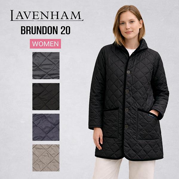 [あす着] ラベンハム Lavenham キルティングコート ブランドン レディース BRUNDON WOMENS 20 ロングコート