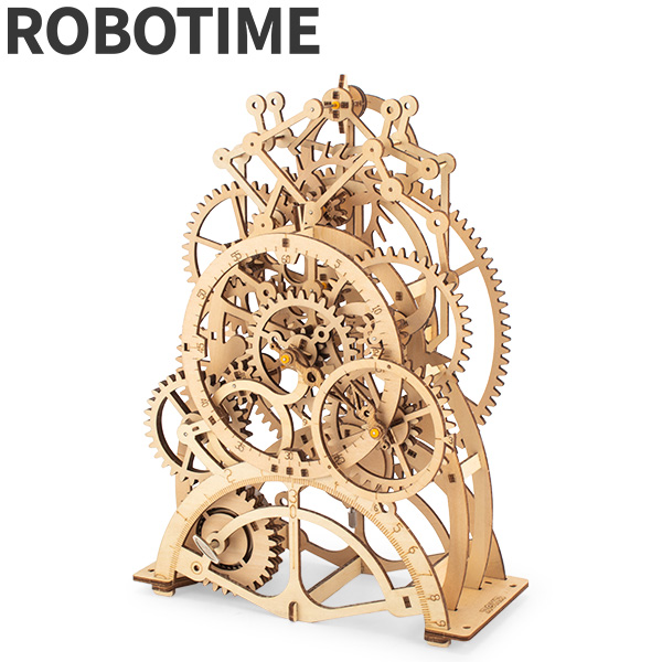あす着] Robotime 振り子時計 LK501 木製 立体 パズル 3Dウッドパズル 