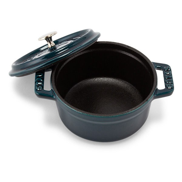 staub STAUB ブラック 鍋 ほうろう 10cm キッチン （ピコ