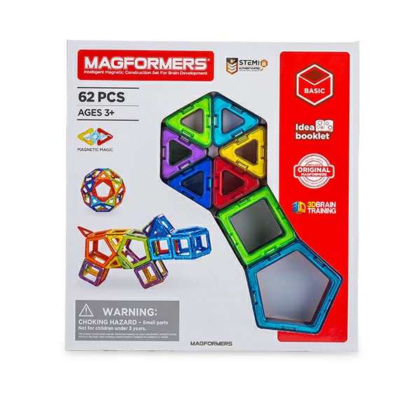 あす着] マグフォーマー Magformers おもちゃ 62ピース 知育玩具 磁石 ...