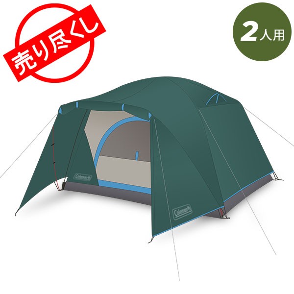 Coleman 4-Person Skydome Camping Tent Blue 141 並行輸入