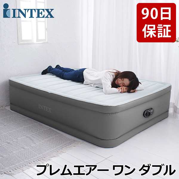 [あす着] 【正規販売店】 インテックス Intex エアーベッド ダブル 電動 64903JC プレムエアー ワンの通販は