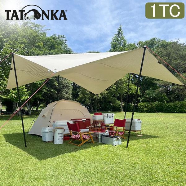 あす着] タトンカ Tatonka タープ Tarp 1TC 425×445cm ポリコットン 撥