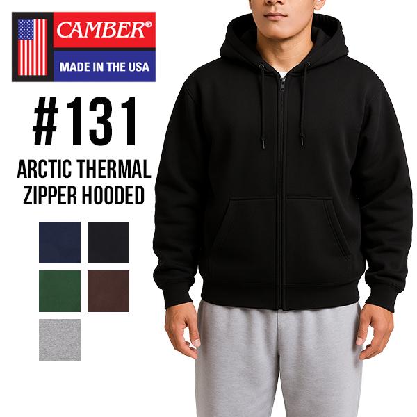 [あす着] キャンバー Camber アークティックサーマル ARCTIC THERMAL Zipper Hooded ジップアップパーカー