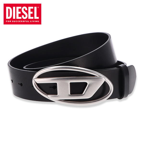 [あす着] ディーゼル DIESEL オーバルD ロゴ ベルト OVAL D LOGO B-1DR belt レザーベルト メンズ レディース ユニセックス ヴィンテージ レザー 本革 革 ギフト プレゼント カジュアル ファッション おしゃれ