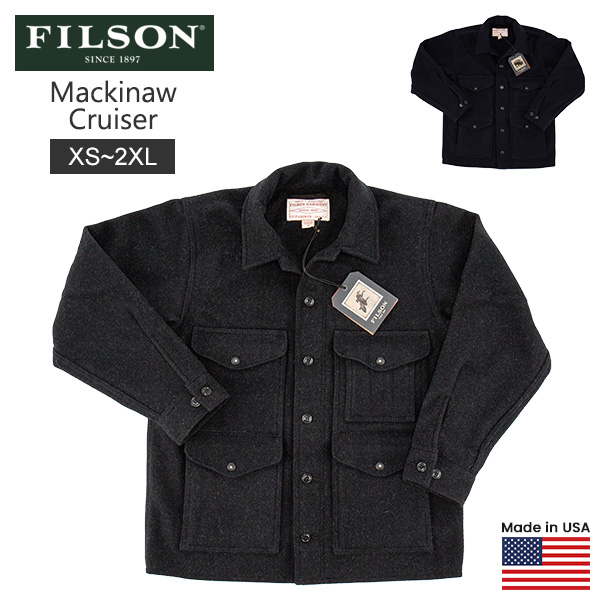 [あす着] フィルソン FILSON マッキーノ クルーザー Mackinaw Cruiser ジャケット ウール コート 防風 防水