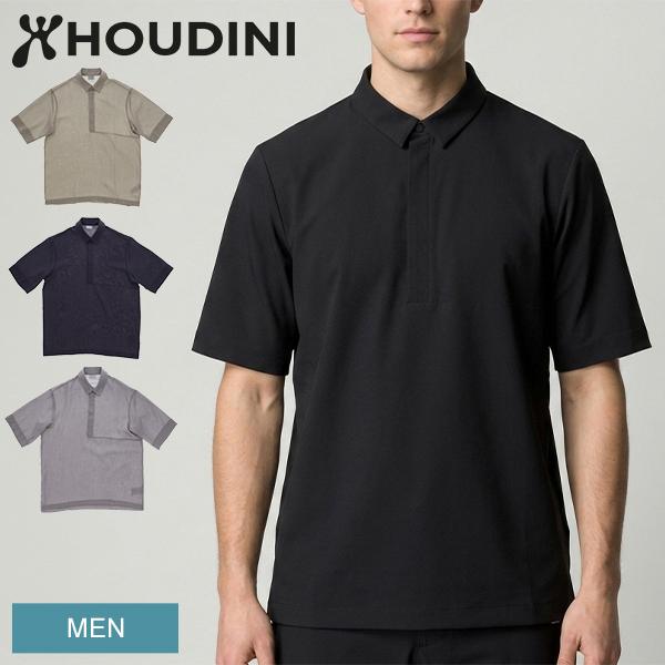 [あす着] フーディニ Houdini M's Tree ポロシャツM's Tree Polo Shirt MSツリー メンズツリー プルオーバー メンズ 半袖 アウトドア ショートスリーブ 着心地 トップス 夏服 通気性 柔らかい 涼しい カットソー