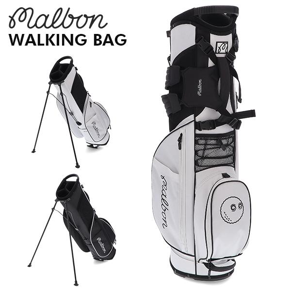 [あす着] マルボン Malbon マルボンゴルフ スタンドバッグ MALBON WALKING BAG カートバッグ キャディバッグ クラブケース ハーフバッグ 打ちっ放し スポーツ ショルダー ウォーキングバッグ ゴルフバッグ セルフスタンド