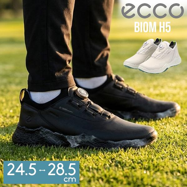 [あす着] ecco エコー ECCO GOLF BIOM H5 バイオム ゴルフシューズ メンズモデル 防水 スパイクレス シューズ 快適 紳士靴 ウォーキング 靴 高機能 疲れにくい 防水 クッション性 フィット感 機能的 スタイリッシュ