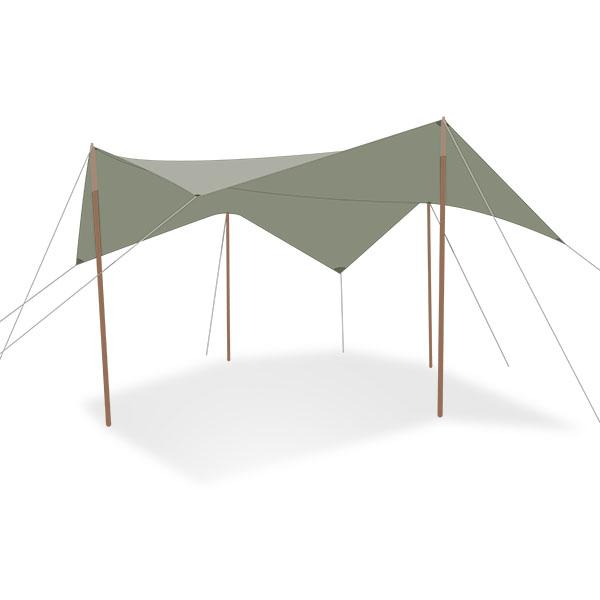 テント・タープ Tatonka Tarp 2 TC 300x285cm TATONKA（タトンカ） 【並行輸入品】 タープ Tarp 2 TC 285×300cm ポリ