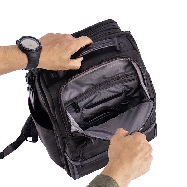 [あす着] トゥミ TUMI バックパック アルファ 3 コンパクト ラップトップ ブリーフ パック ALPHA 3 ブラック_11