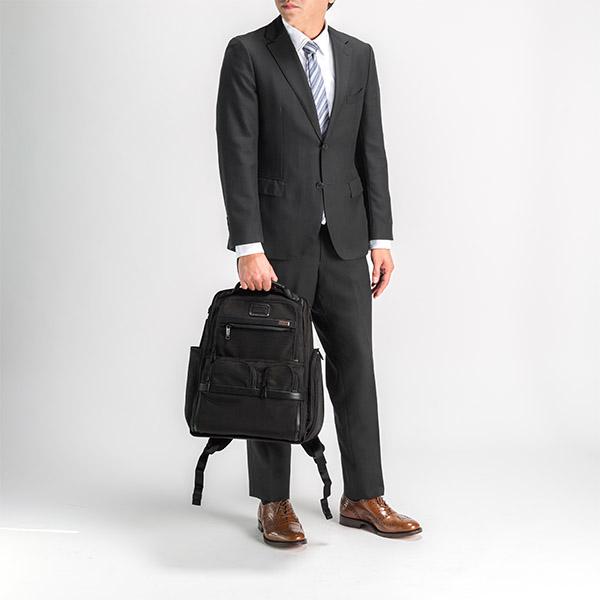 [あす着] トゥミ TUMI バックパック アルファ 3 コンパクト ラップトップ ブリーフ パック ALPHA 3 ブラック_4
