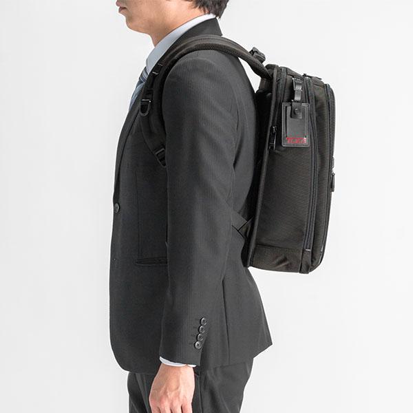 [あす着] トゥミ TUMI リュックサック スリム バックパック 02603581D3/117339-1041 ブラック ビジネスリュック