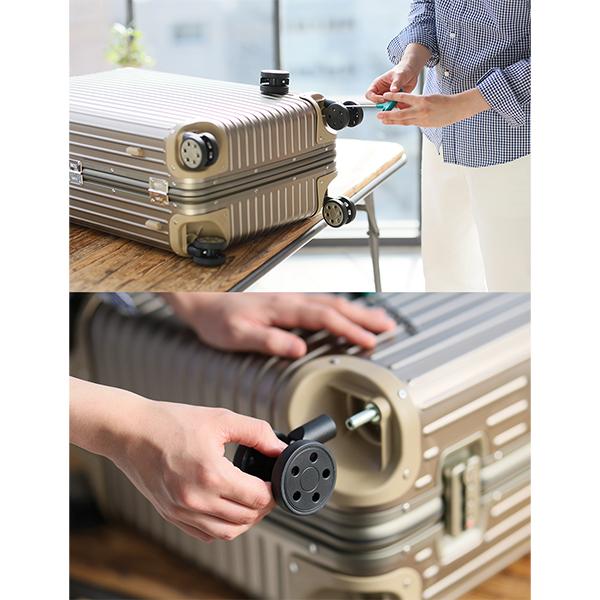[あす着] RIMOWA リモワ 専用 スーツケース キャスター 4輪 静音 ホイール 交換用 ブライテック BRIGHTECHの通販は