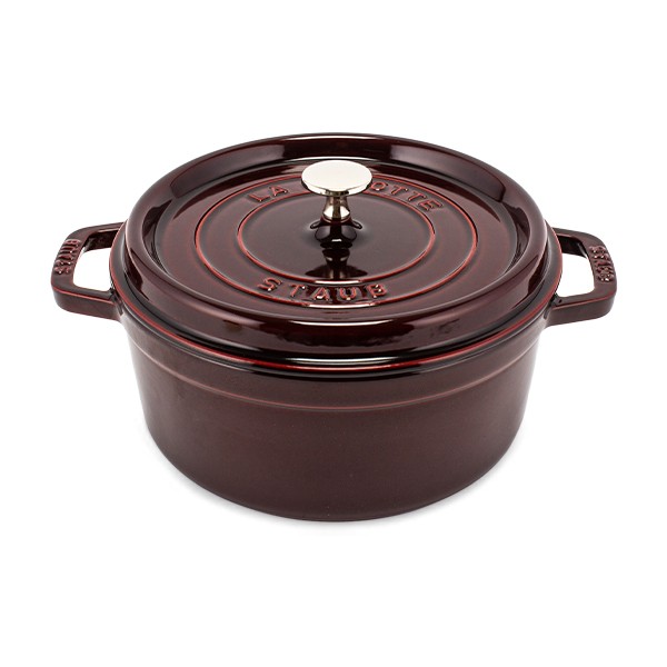 Staub ピコ ココット ラウンド 24cm 両手鍋 ホーロー 鍋とても綺麗な状態の商品ですが