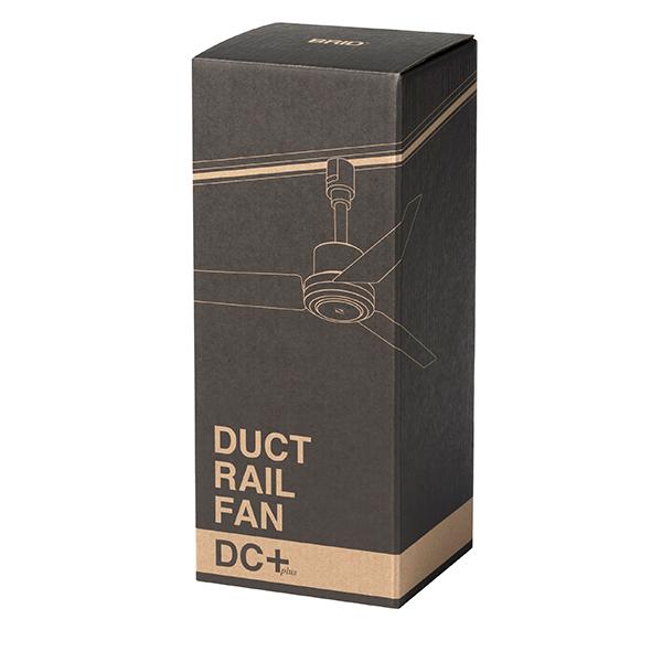 [あす着] ブリッド BRID シーリングファン DUCT RAIL FAN DC plus 50 ダクトレール ファン 50cm コンパクト 換気 送風 小型 軽量 シンプル おしゃれ リモコン付 角度調節 風量5段階 簡単 取り