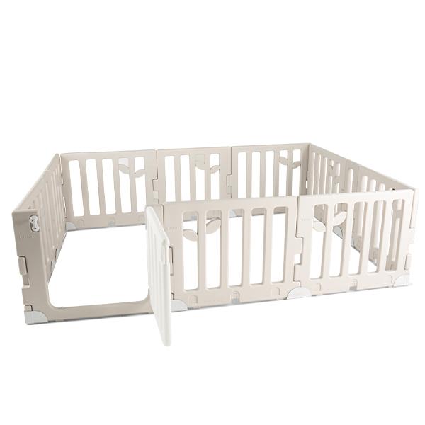 [あす着] カラズ CARAZ ベビーサークル Leaf Baby Room リーフ ベビールーム 200 × 160cm ドアセット ベビーゲート プレイヤード 折りたたみ パネル11枚＋ドア1枚 簡単設置 組み立て簡単 かわいい おしゃれ_5