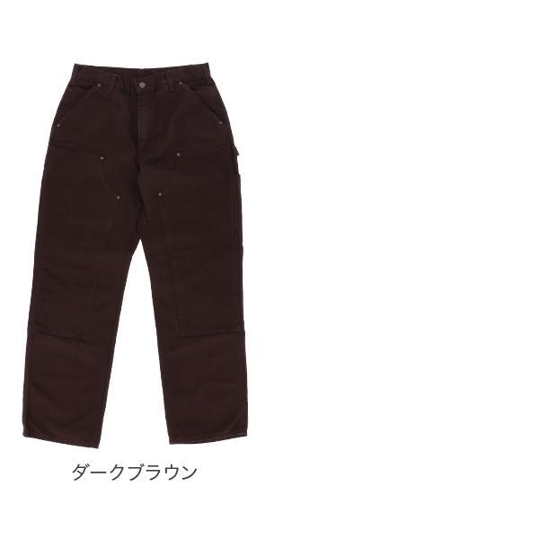 [あす着] カーハート Carhartt ウォッシュドダック ダブルフロント ワークダンガリー パンツ ワークパンツ B136_2