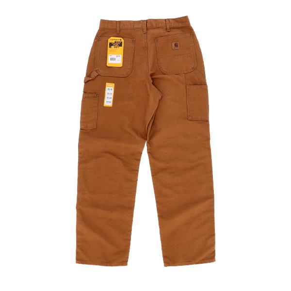 [あす着] カーハート Carhartt ウォッシュドダック ダブルフロント ワークダンガリー パンツ ワークパンツ B136_4