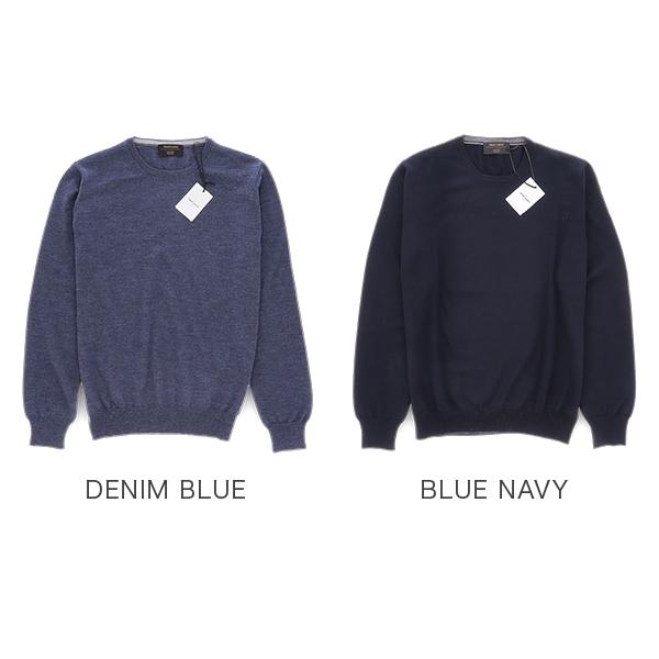 [あす着] グランサッソ Gran Sasso ニット セーター クルーネック CREW NECK 55167 14290 メンズ 無地 ウール_3