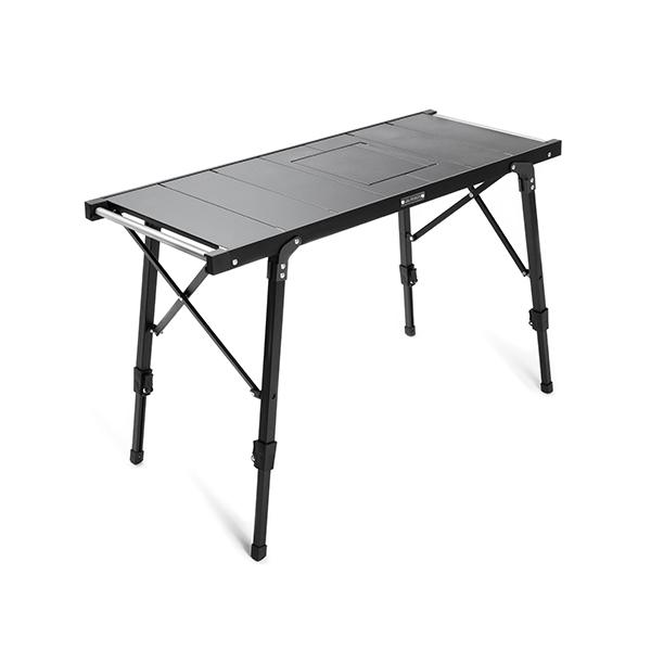[あす着]マウントスミ Mt.SUMI ヴァーサテーブル グリル ワイドテーブル BBQテーブル 机 コンパクト収納 折りたたみ 組み立て簡単 軽量設計 高さ無段階調整 薪ストーブ対応 キャンプ アウトドア_3