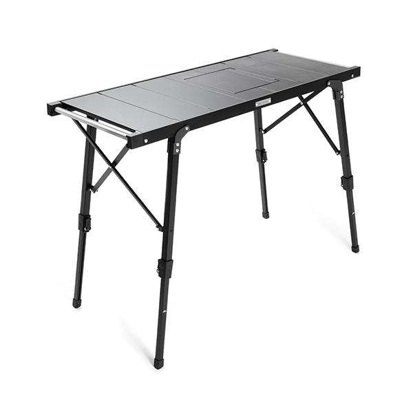 [あす着]マウントスミ Mt.SUMI ヴァーサテーブル グリル ワイドテーブル BBQテーブル 机 コンパクト収納 折りたたみ 組み立て簡単 軽量設計 高さ無段階調整 薪ストーブ対応 キャンプ アウトドア_4