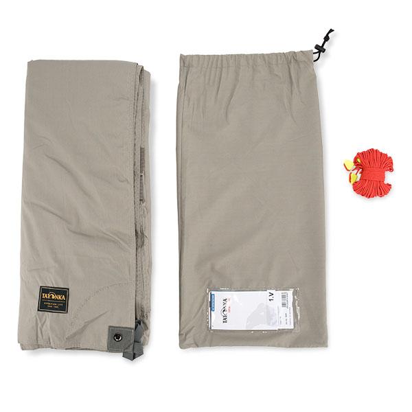 [あす着] タトンカ Tatonka タープ Tarp 1TC 425×445cm ポリコットン 撥水 遮光 2465 サンドベージュ キャンプ_3