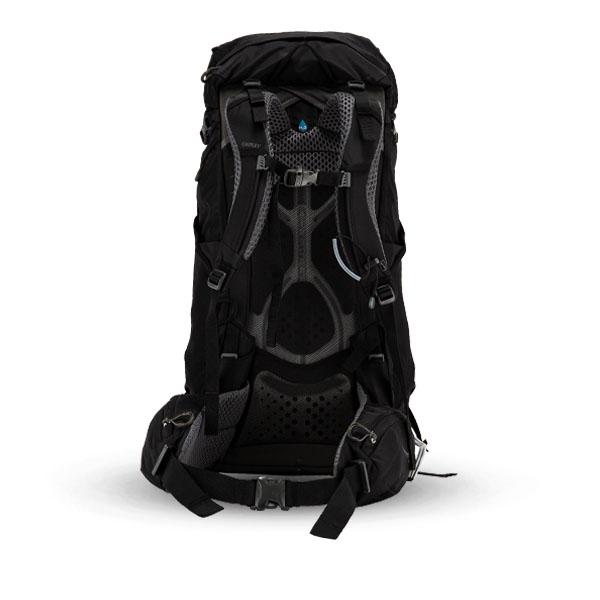 Osprey Kestrel 38 土臭い バックパック 黒