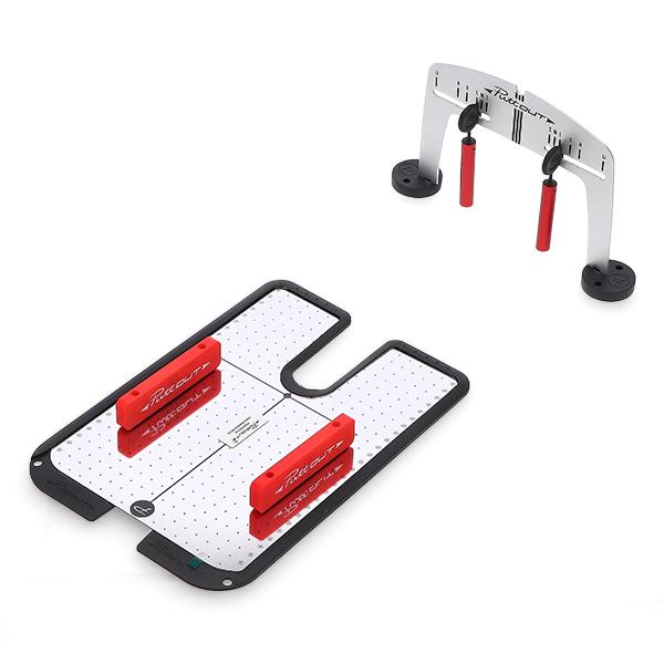 [あす着] パットアウト PuttOUT パター練習器具 パッティングミラー & ゲート Mirror & Adjustable Gate Set ゴルフ パター練習 パッティング練習 ゴルフ練習 練習器具 パター トレーニング 自宅 室内 屋内 屋外_1