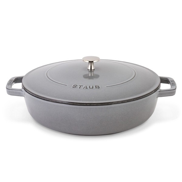 [あす着] ストウブ Staub ブレイザー w/システラドロップ ストラクチャーラウンド Braiser w/ Chistera Drop -  Structure Round 28cm｜au PAY マーケット