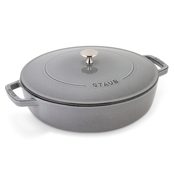 [あす着] ストウブ Staub ブレイザー w/システラドロップ ストラクチャーラウンド Braiser w/ Chistera Drop -  Structure Round 28cm｜au PAY マーケット