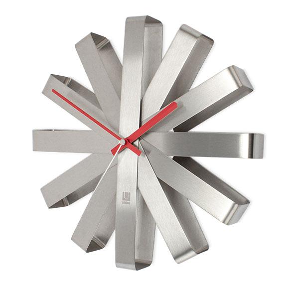 あす着 アンブラ Umbra 壁掛け時計 リボンクロック おしゃれ 掛け時計 Ribbon Clock ウォールクロックの通販はau Pay マーケット ガリバー Au Pay マーケット店