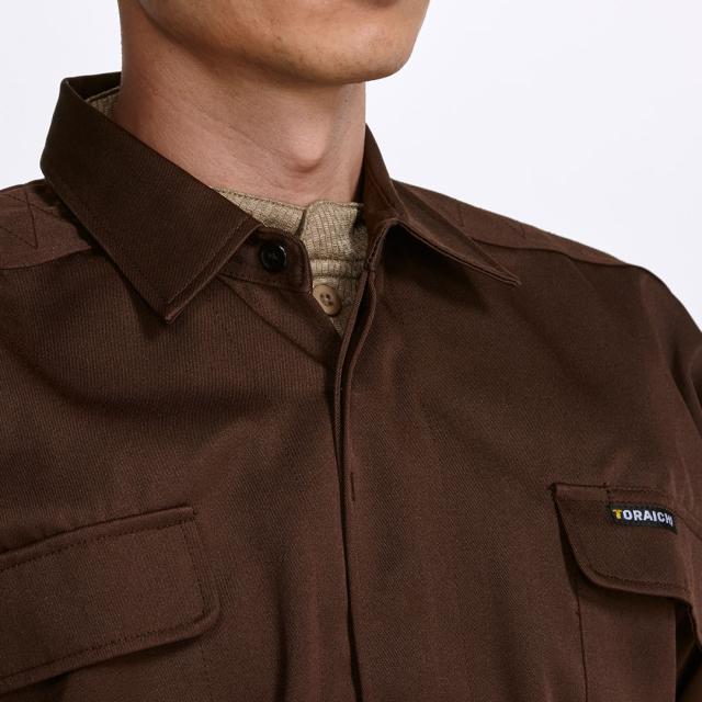 作業服 作業着 寅壱 寅一 トビシャツ 3超ロング八分 上下セット
