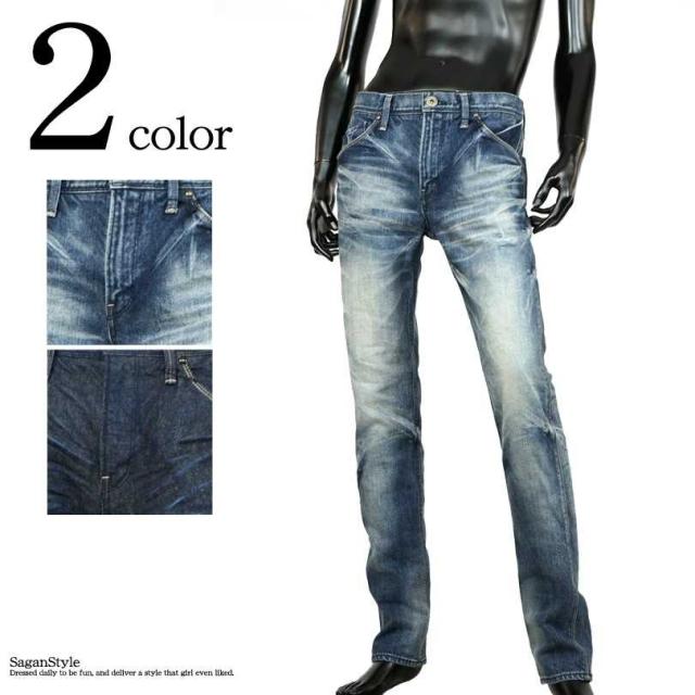ストレッチ デニム メンズ 日本製 スリム テーパード ジーンズ ジーパン P 02の通販はau Pay マーケット Saganstyle サガンスタイル