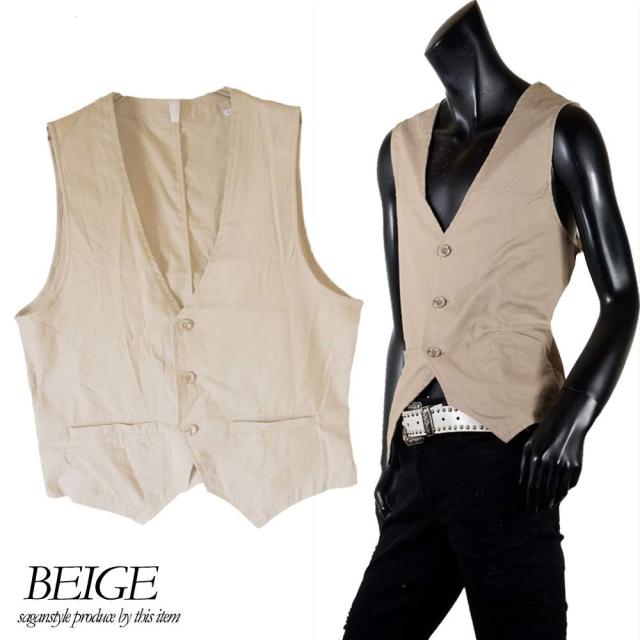 ジレベスト 綿麻 サマーベスト 涼麻 ストレッチ素材 カジュアル メンズ 涼麻 ベスト メンズ 春夏 ちょいワル 夏 キナリ R 06の通販はau Pay マーケット Saganstyle サガンスタイル