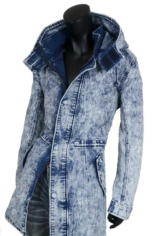 送料無料 メンズ モッズコート ケミカル ツイル デニム ミリタリー モード カジュアル アウター 春物 男 かっこいい 服 I0110 01の通販はau Pay マーケット Saganstyle サガンスタイル