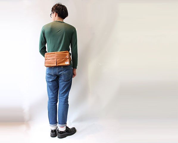 30cmタテポーター PORTER ウエストバッグ ボディバッグ フリースタイル FREE